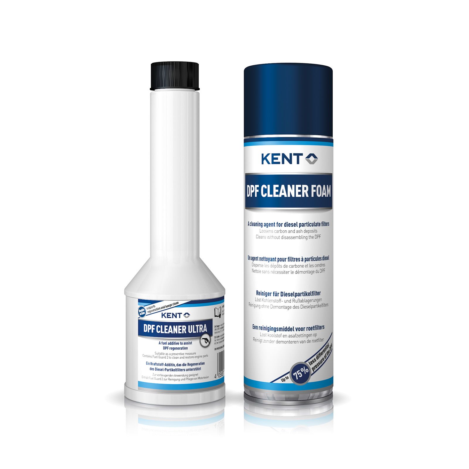 Pack DPF Cleaner FOAM (500 ml) & DPF Cleaner Ultra (250 ml) - Kent